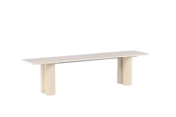 Matbänk Olivia 40x180x45 cm - Vit - Möbler - Hallmöbler - Hallbänk