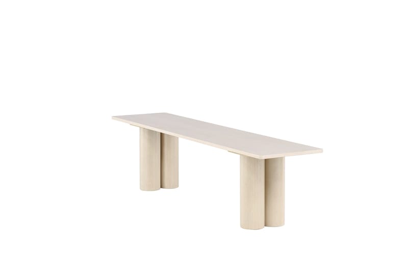 Matbänk Olivia 40x180x45 cm - Vit - Möbler - Hallmöbler - Hallbänk