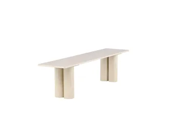 Matbänk Olivia 40x180x45 cm - Vit - Möbler - Hallmöbler - Hallbänk