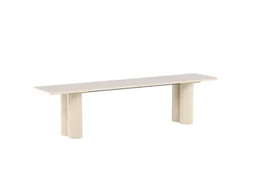 Matbänk Olivia 40x180x45 cm - Vit - Möbler - Hallmöbler - Hallbänk