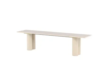 Matbänk Olivia 40x180x45 cm - Vit - Möbler - Hallmöbler - Hallbänk
