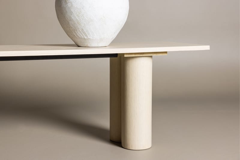 Matbänk Olivia 40x180x45 cm - Vit - Möbler - Hallmöbler - Hallbänk