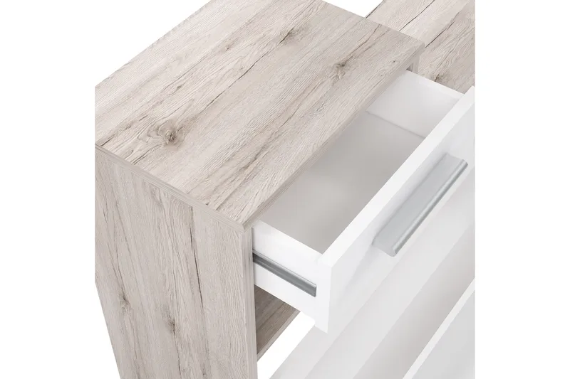 Breslau Hallmöbelset 98x180 cm - Beige/Brun/Vit - Möbler - Hallmöbler - Möbelset för hall & entre