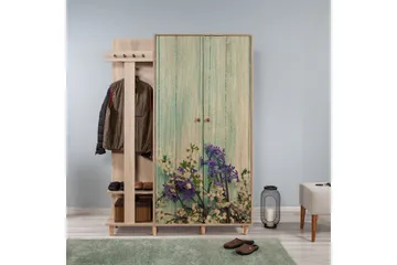 Brokind Klädförvaring 135 cm - Brun - Möbler - Hallmöbler - Möbelset för hall & entre