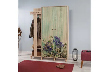 Brokind Klädförvaring 135 cm - Brun - Möbler - Hallmöbler - Möbelset för hall & entre