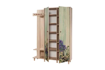 Brokind Klädförvaring 135 cm - Brun - Möbler - Hallmöbler - Möbelset för hall & entre