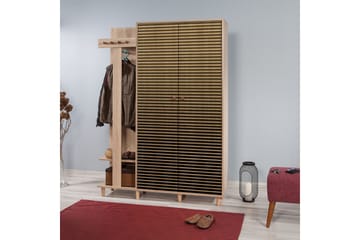 Brokind Klädförvaring 135 cm - Brun/Flerfärgad - Möbler - Hallmöbler - Möbelset för hall & entre