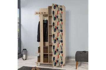 Brokind Klädförvaring 90 cm - Brun - Möbler - Hallmöbler - Möbelset för hall & entre