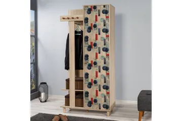 Brokind Klädförvaring 90 cm - Brun - Möbler - Hallmöbler - Möbelset för hall & entre