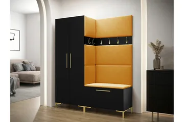 Dunvegan Hallmöbelset 158x44 cm Black - Möbler - Hallmöbler - Möbelset för hall & entre