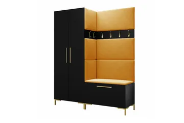 Dunvegan Hallmöbelset 158x44 cm Black - Möbler - Hallmöbler - Möbelset för hall & entre