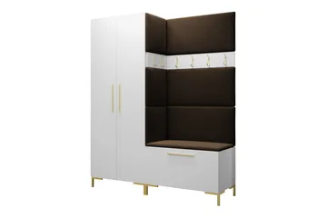 Dunvegan Hallmöbelset 158x44 cm - Vit - Möbler - Hallmöbler - Möbelset för hall & entre