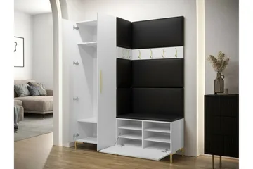 Dunvegan Hallmöbelset 158x44 cm - Vit - Möbler - Hallmöbler - Möbelset för hall & entre