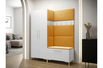 Dunvegan Hallmöbelset 158x44 cm White - Möbler - Hallmöbler - Möbelset för hall & entre