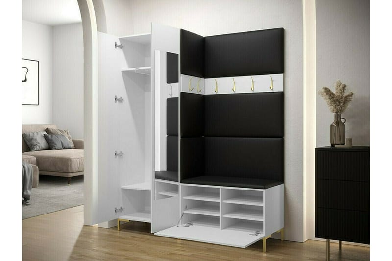 Dunvegan Hallmöbelset 158x46 cm Black - Möbler - Hallmöbler - Möbelset för hall & entre