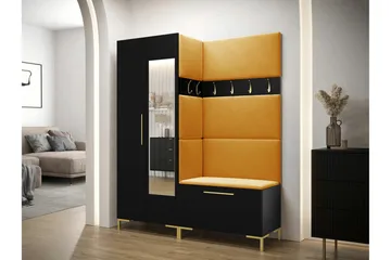 Dunvegan Hallmöbelset 158x46 cm Black - Möbler - Hallmöbler - Möbelset för hall & entre