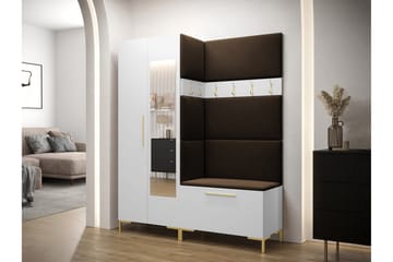 Dunvegan Hallmöbelset 158x46 cm - Vit - Möbler - Hallmöbler - Möbelset för hall & entre