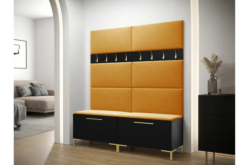 Dunvegan Hallmöbelset 168x46 cm Black - Möbler - Hallmöbler - Möbelset för hall & entre