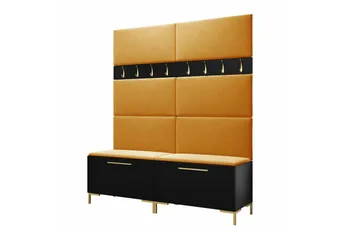 Dunvegan Hallmöbelset 168x46 cm Black - Möbler - Hallmöbler - Möbelset för hall & entre