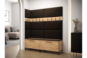 Dunvegan Hallmöbelset 168x46 cm - Mörkbrun - Möbler - Hallmöbler - Möbelset för hall & entre