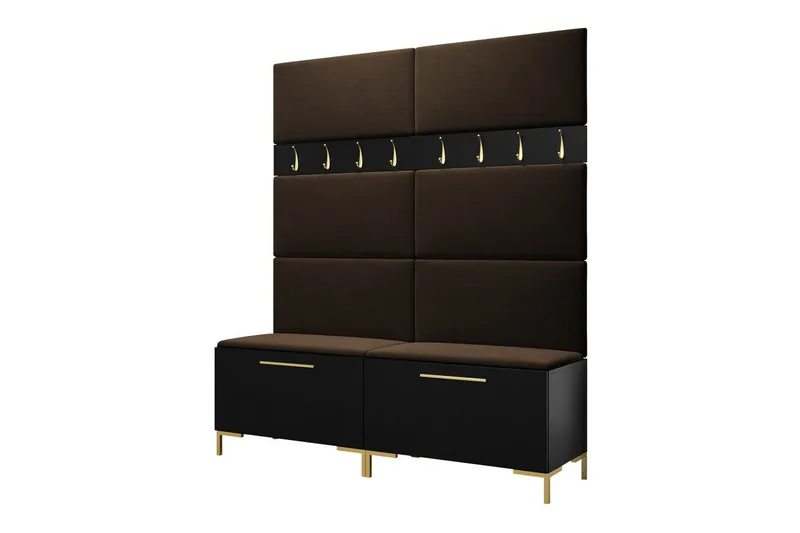 Dunvegan Hallmöbelset 168x46 cm, Svart