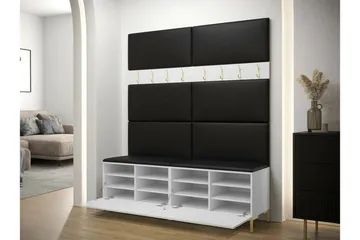 Dunvegan Hallmöbelset 168x46 cm - Vit - Möbler - Hallmöbler - Möbelset för hall & entre