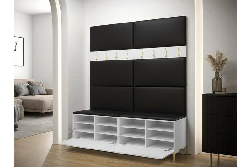 Dunvegan Hallmöbelset 168x46 cm White - Möbler - Hallmöbler - Möbelset för hall & entre