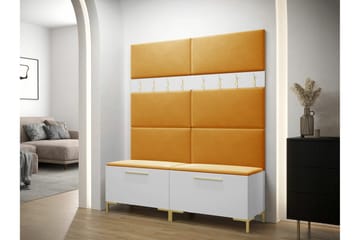 Dunvegan Hallmöbelset 168x46 cm White - Möbler - Hallmöbler - Möbelset för hall & entre