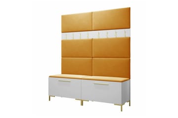 Dunvegan Hallmöbelset 168x46 cm White - Möbler - Hallmöbler - Möbelset för hall & entre