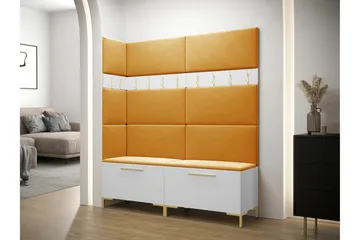 Dunvegan Hallmöbelset 168x46 cm White - Möbler - Hallmöbler - Möbelset för hall & entre