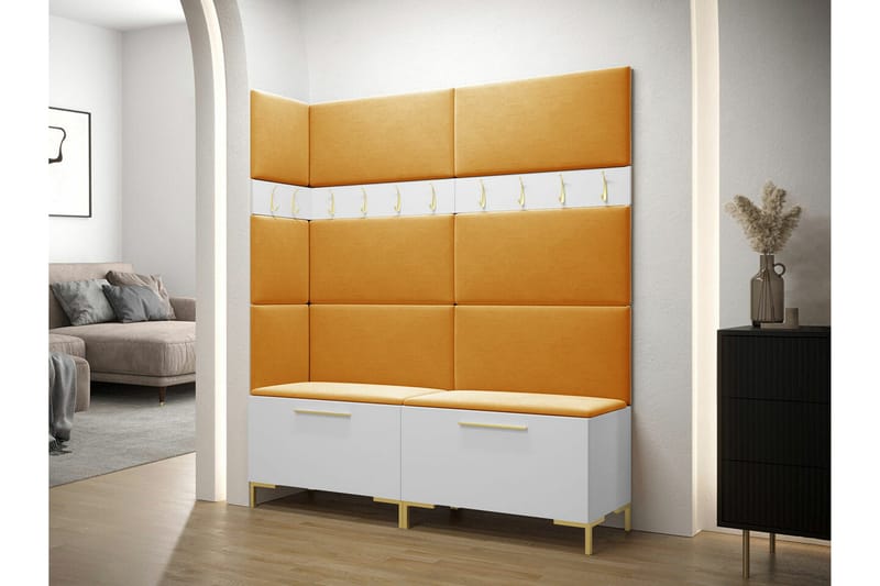 Dunvegan Hallmöbelset 168x46 cm White - Möbler - Hallmöbler - Möbelset för hall & entre