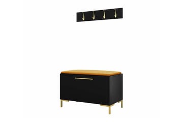 Dunvegan Hallmöbelset 84x44 cm Black - Möbler - Hallmöbler - Möbelset för hall & entre