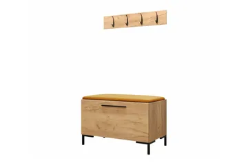 Dunvegan Hallmöbelset 84x44 cm Brown - Möbler - Hallmöbler - Möbelset för hall & entre