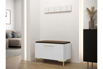 Dunvegan Hallmöbelset 84x44 cm - Vit - Möbler - Hallmöbler - Möbelset för hall & entre