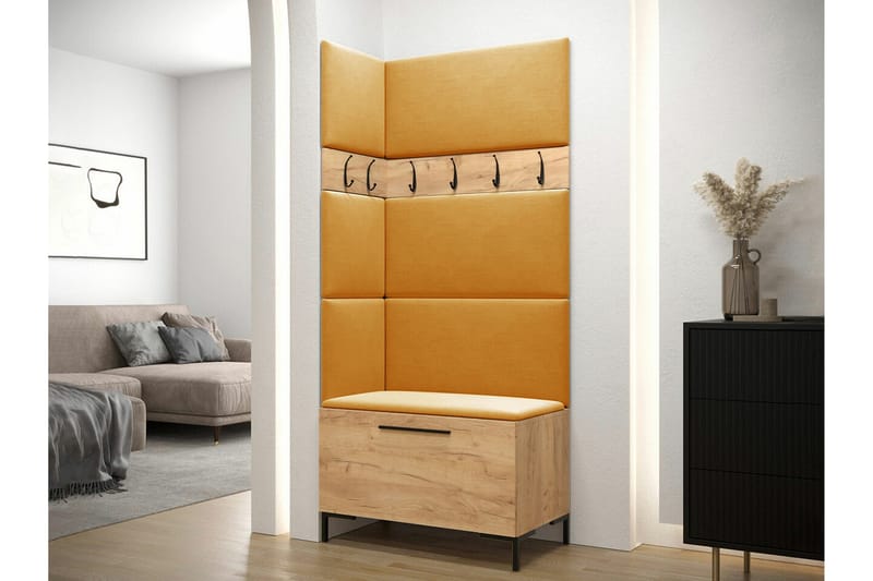 Dunvegan Hallmöbelset 84x46 cm - Brun - Möbler - Hallmöbler - Möbelset för hall & entre