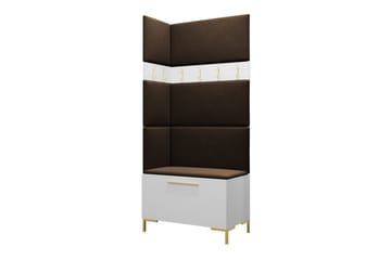 Dunvegan Hallmöbelset 84x46 cm - Vit - Möbler - Hallmöbler - Möbelset för hall & entre