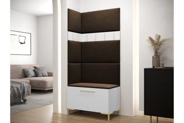 Dunvegan Hallmöbelset 84x46 cm - Vit - Möbler - Hallmöbler - Möbelset för hall & entre