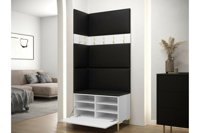Dunvegan Hallmöbelset 84x46 cm White - Möbler - Hallmöbler - Möbelset för hall & entre
