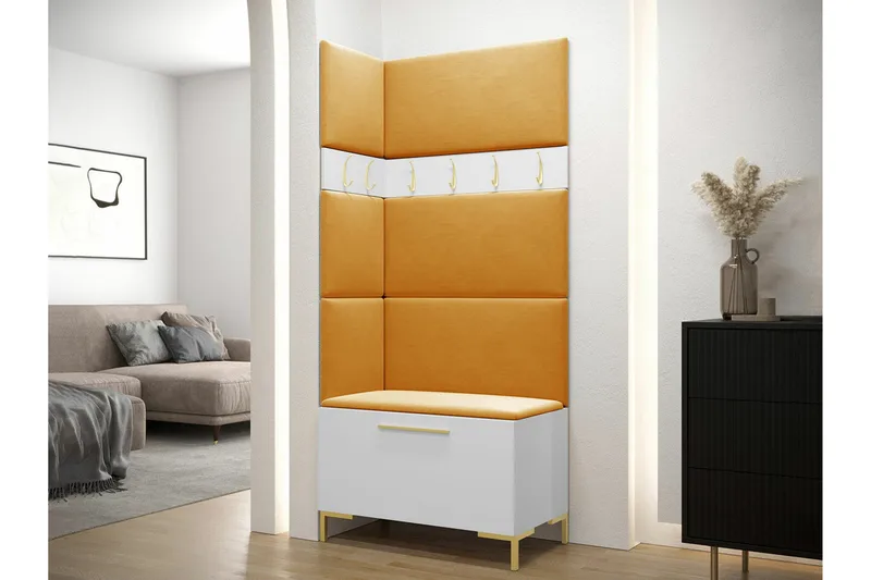 Dunvegan Hallmöbelset 84x46 cm White - Möbler - Hallmöbler - Möbelset för hall & entre