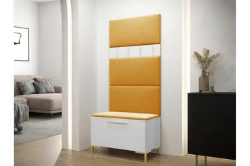 Dunvegan Hallmöbelset 84x46 cm White - Möbler - Hallmöbler - Möbelset för hall & entre