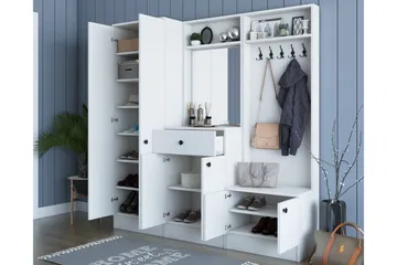 Erickslund Hallmöbelset - Vit - Möbler - Hallmöbler - Möbelset för hall & entre