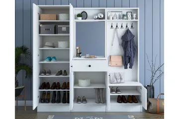 Erickslund Hallmöbelset - Vit - Möbler - Hallmöbler - Möbelset för hall & entre