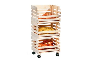 Förvaringshylla Terri 37 cm - Brun - Möbler - Hallmöbler - Möbelset för hall & entre