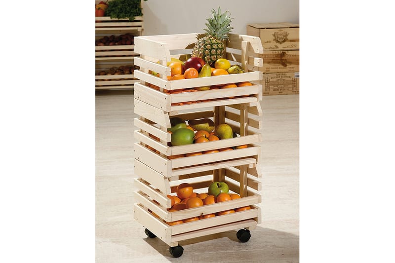 Förvaringshylla Terri 37 cm - Brun - Möbler - Hallmöbler - Möbelset för hall & entre