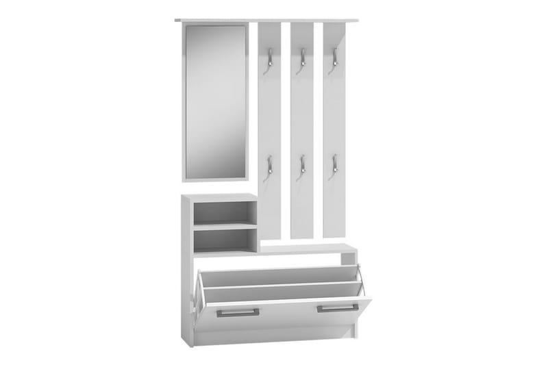 Hallmöbel Bogense 85 cm - Vit - Möbler - Hallmöbler - Möbelset för hall & entre
