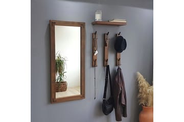 Hallmöbel Roansgreen 3 cm - Valnöt - Möbler - Hallmöbler - Möbelset för hall & entre