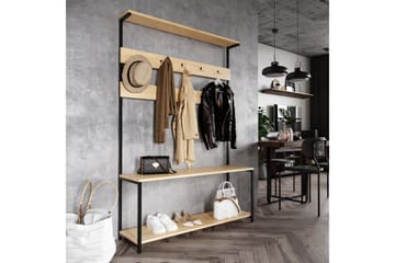 Hallmöbelset Avada 120 cm - Natur - Möbler - Hallmöbler - Möbelset för hall & entre