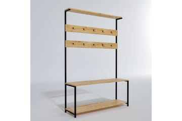 Hallmöbelset Avada 120 cm - Natur - Möbler - Hallmöbler - Möbelset för hall & entre