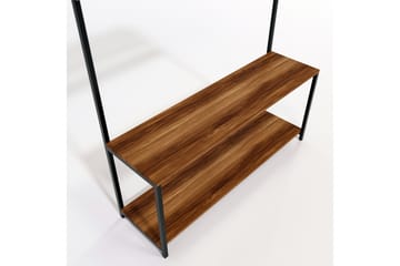 Hallmöbelset Beatrixa 120 cm - Mörkbrun - Möbler - Hallmöbler - Möbelset för hall & entre