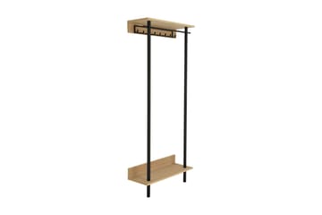 Hallmöbelset Camarasa 28x80 cm - Vit/Svart - Möbler - Hallmöbler - Möbelset för hall & entre